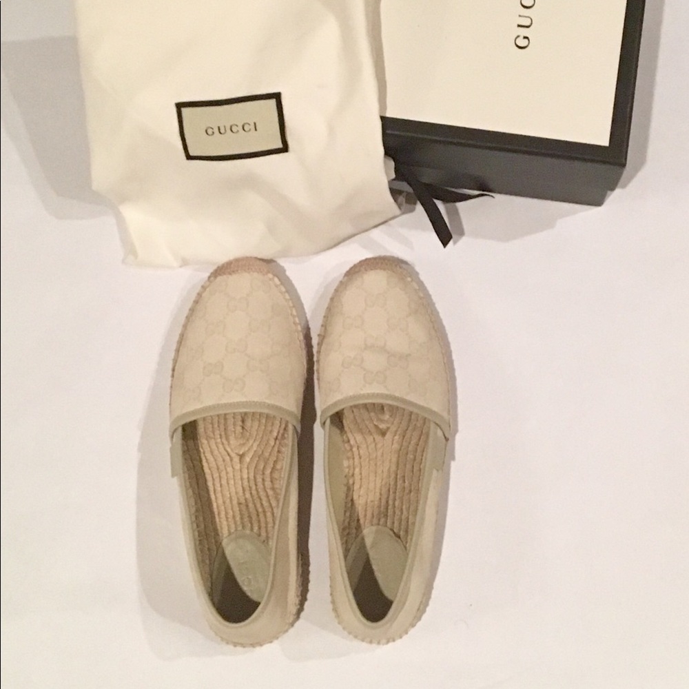 Gucci Women's Off-white Espadrilles sz.7